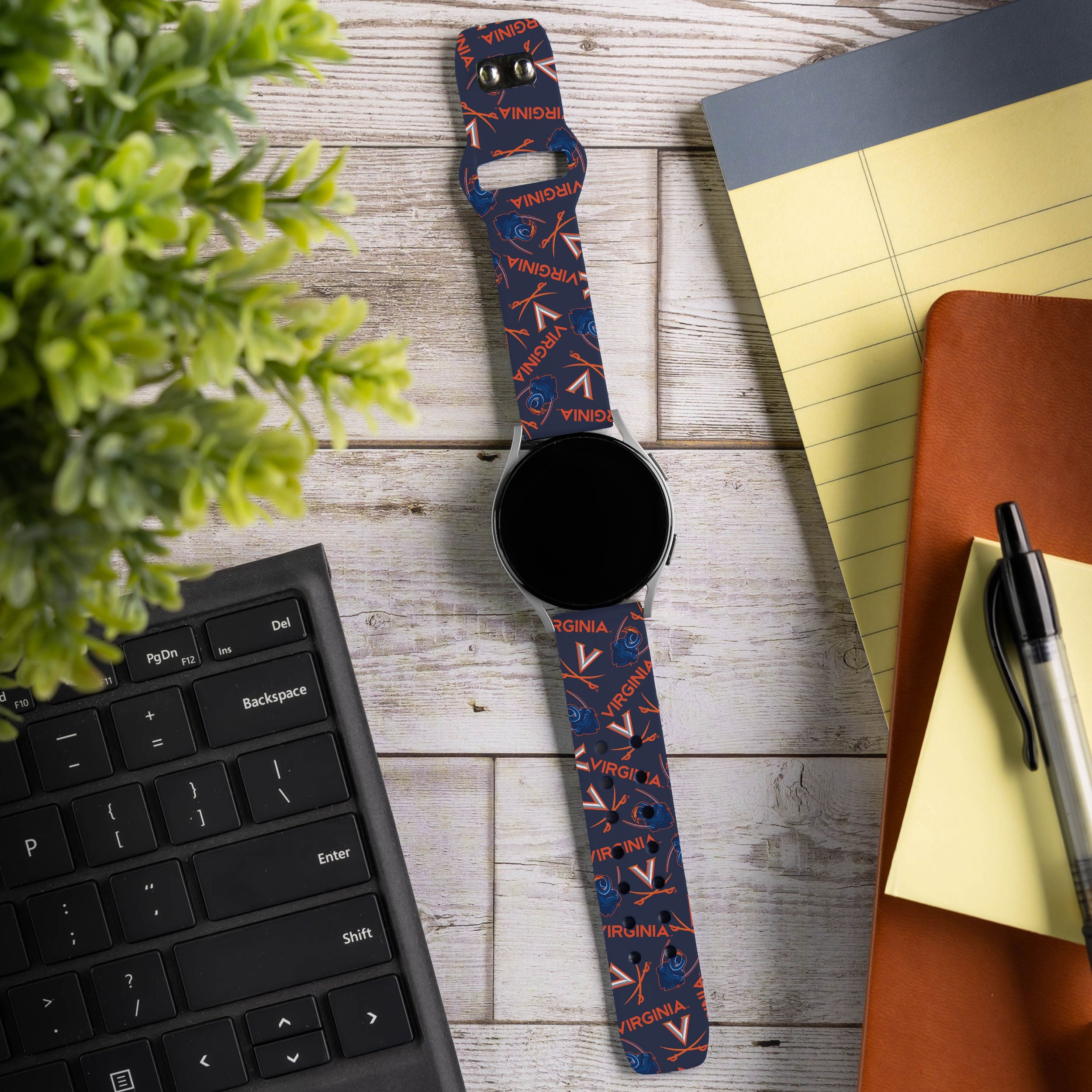 Virginia Cavaliers HD Watchband for Samsung, Garmin, Fossil, and More for Samsung, Garmin, Fossil, and More 8