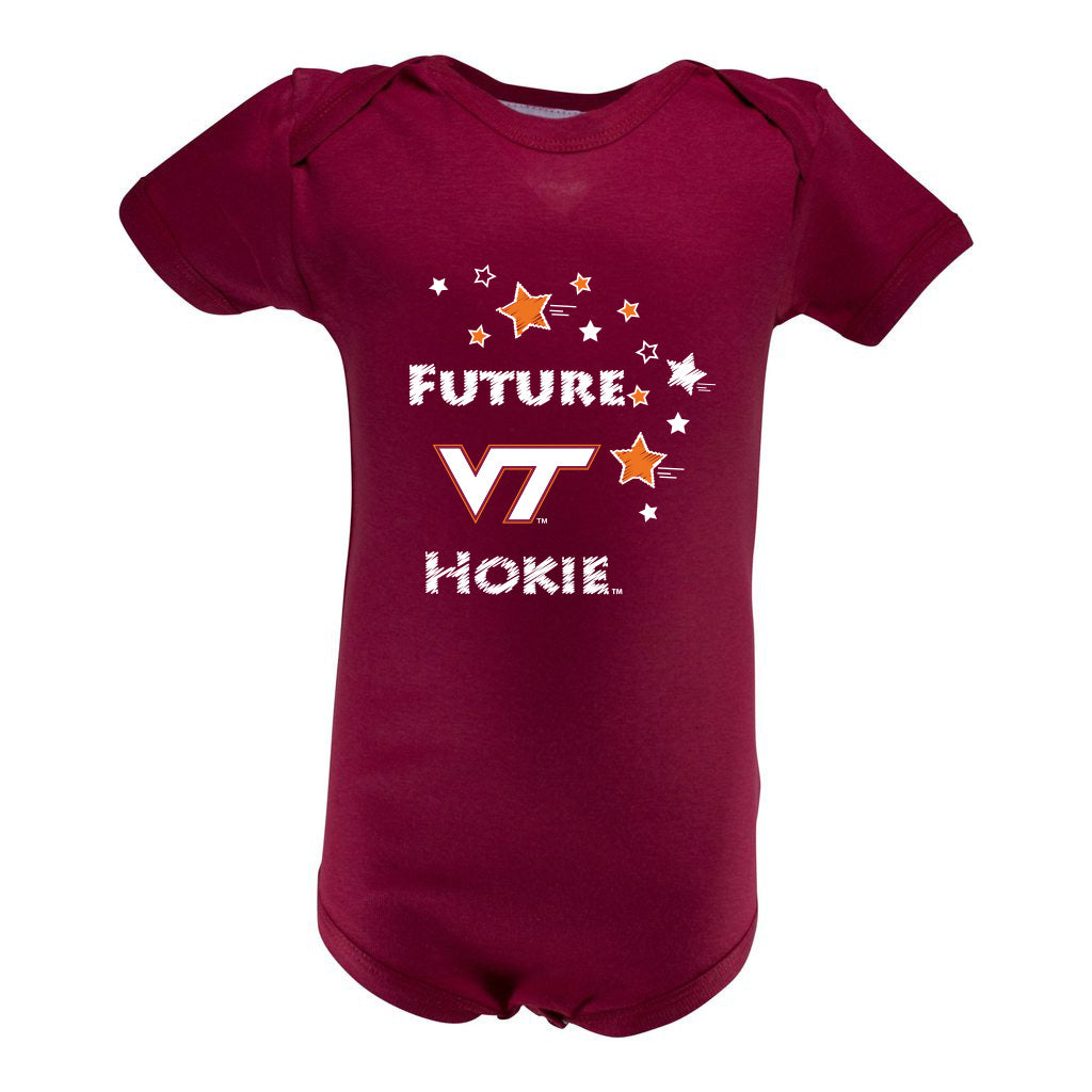 Virginia Tech Infant Lap Shoulder Creeper Print | Two Feet Ahead