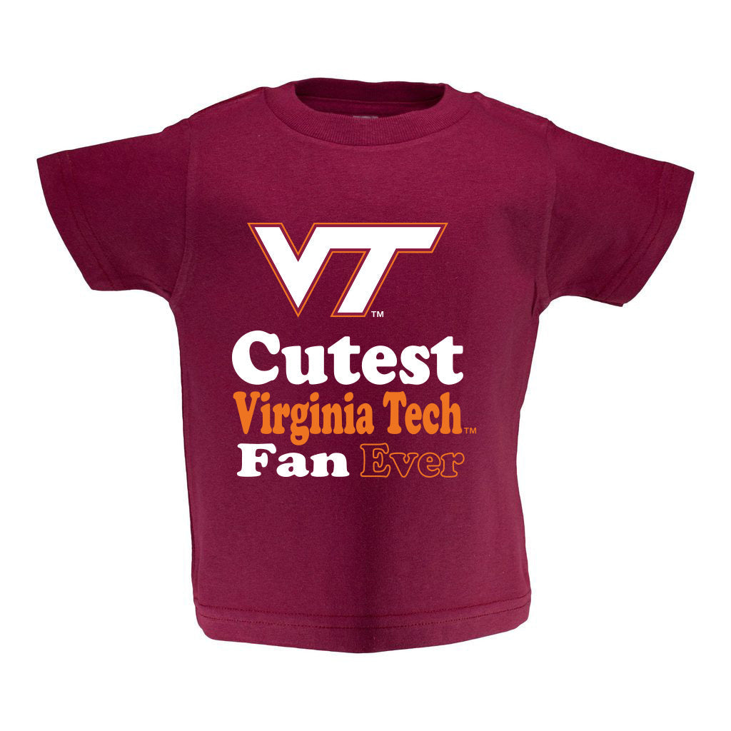 Virginia Tech Toddler Short Sleeve T Shirt Print | Two Feet Ahead