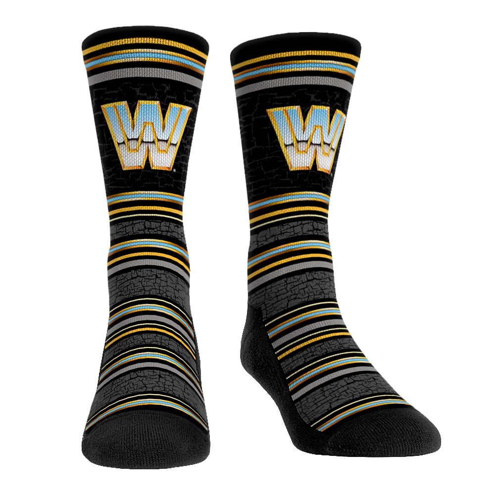 WWE Throwback Stripes | Rock 'Em Socks 1