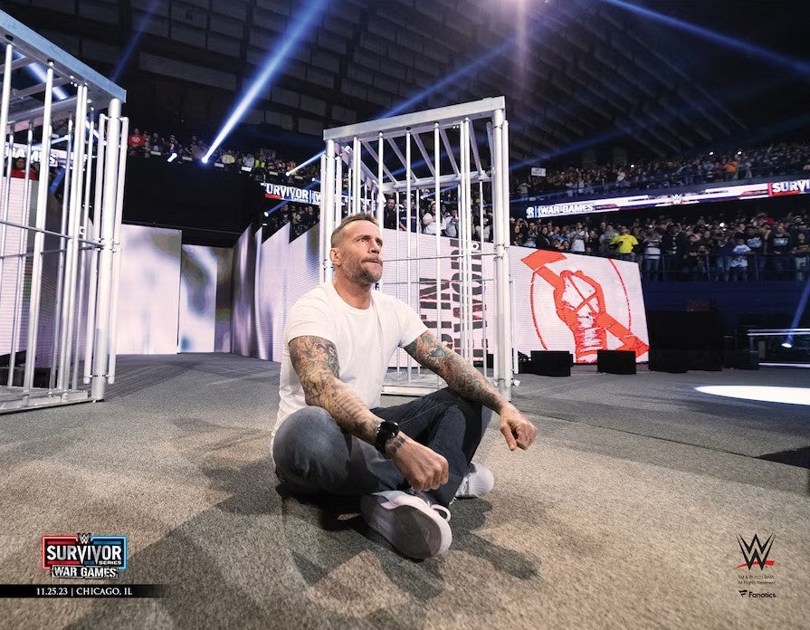 CM Punk Returns at Survivor Series 8" x 10" WWE Wrestling Photo 1