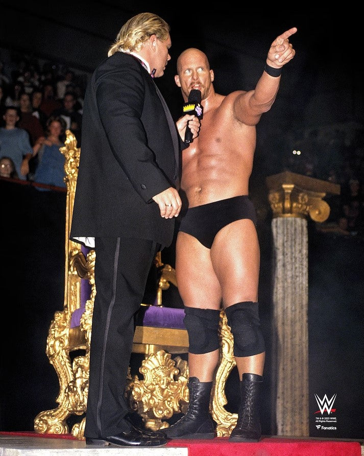 Stone Cold Steve Austin 1996 King of the Ring Austin 3:16 Speech 8" x 10" WWE Wrestling Photo 1