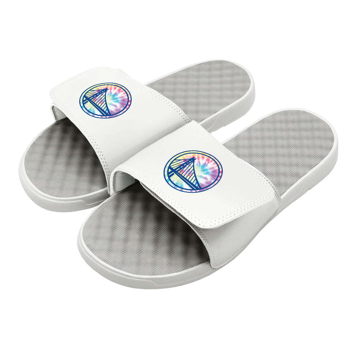 Golden State Warriors Tie Dye Clip Slides 1