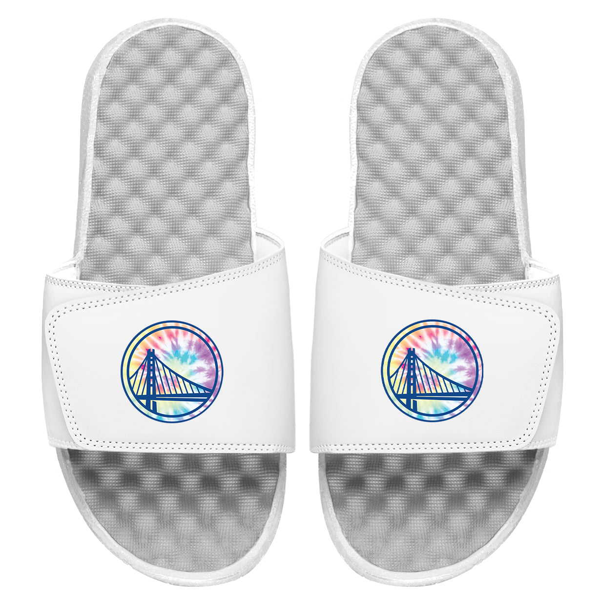 Golden State Warriors Tie Dye Clip Slides 2