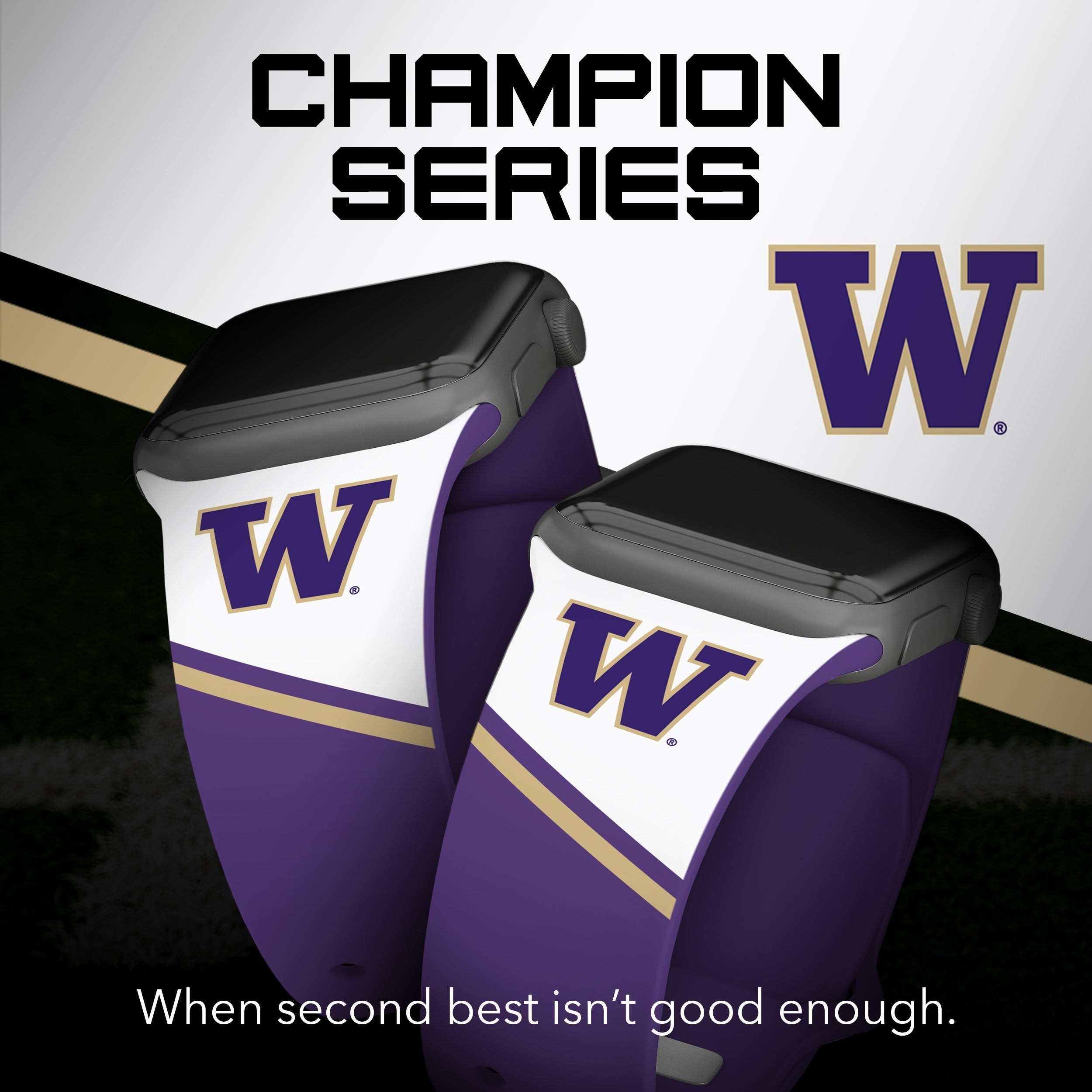 Washington Huskies HD Apple Watch Band 18