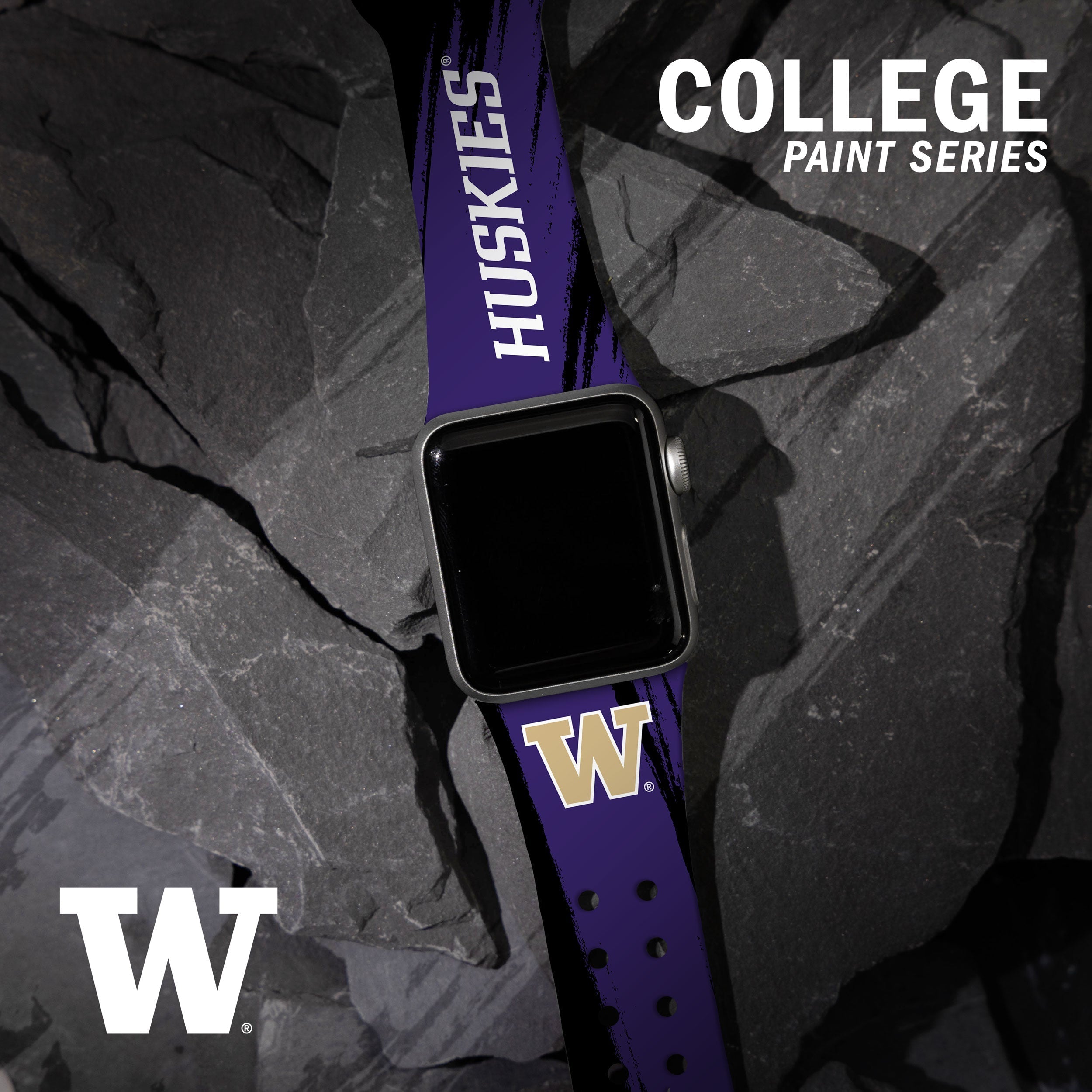 Washington Huskies HD Apple Watch Band 27