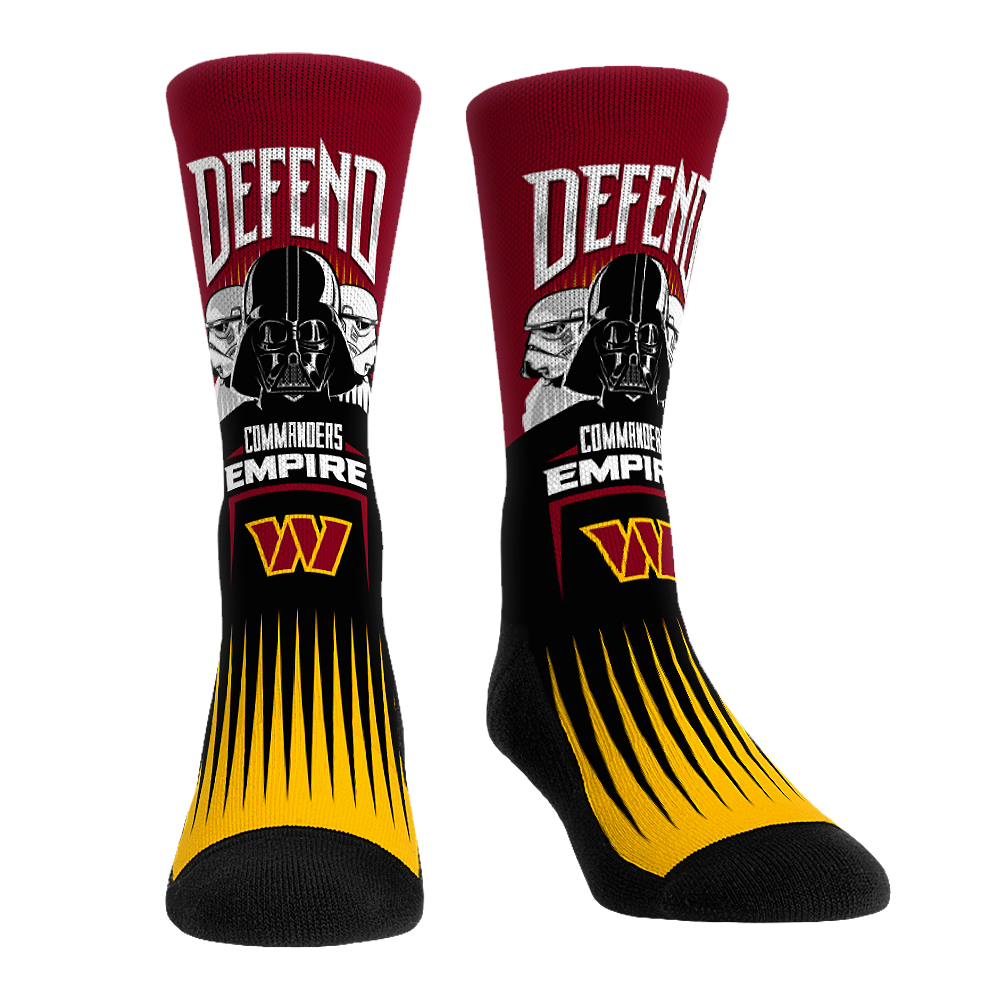 Washington Commanders - Star Wars  - Defend The Empire | Rock 'Em Socks 1