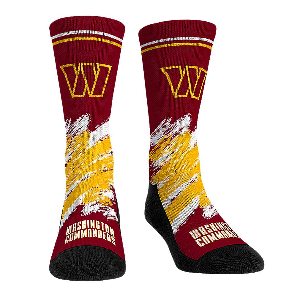 Washington Commanders - Throwback Paint | Rock 'Em Socks