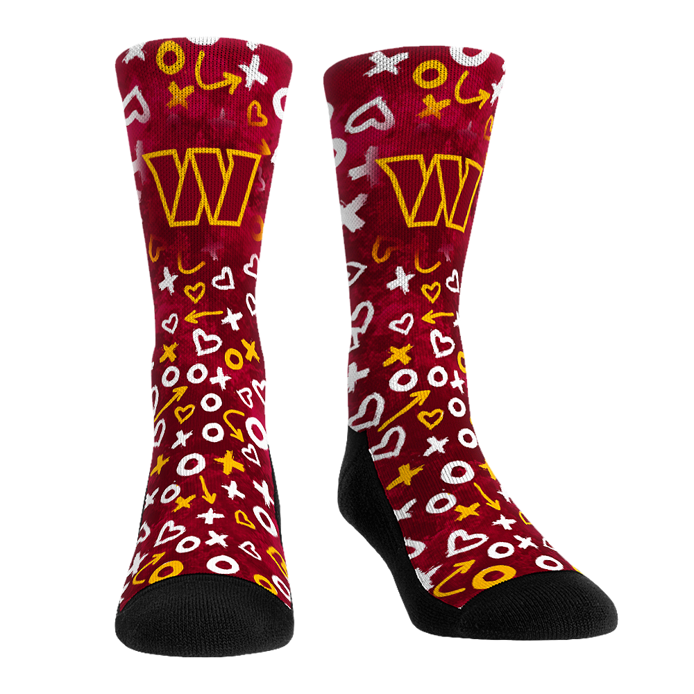 Washington Commanders - Valentine's Day Hearts | Rock 'Em Socks
