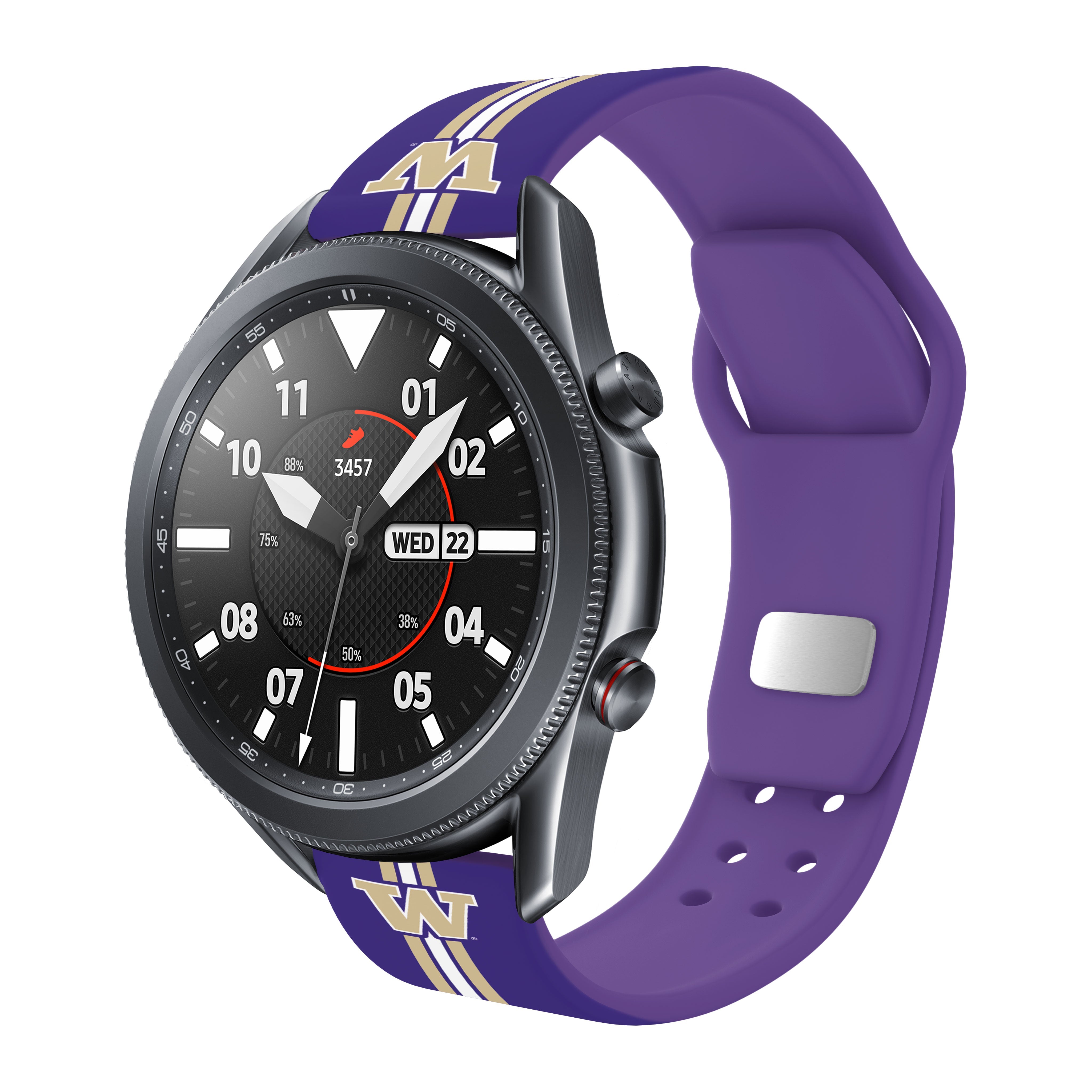 Washington Huskies HD Watchband for Samsung, Garmin, Fossil, and More for Samsung, Garmin, Fossil, and More 4