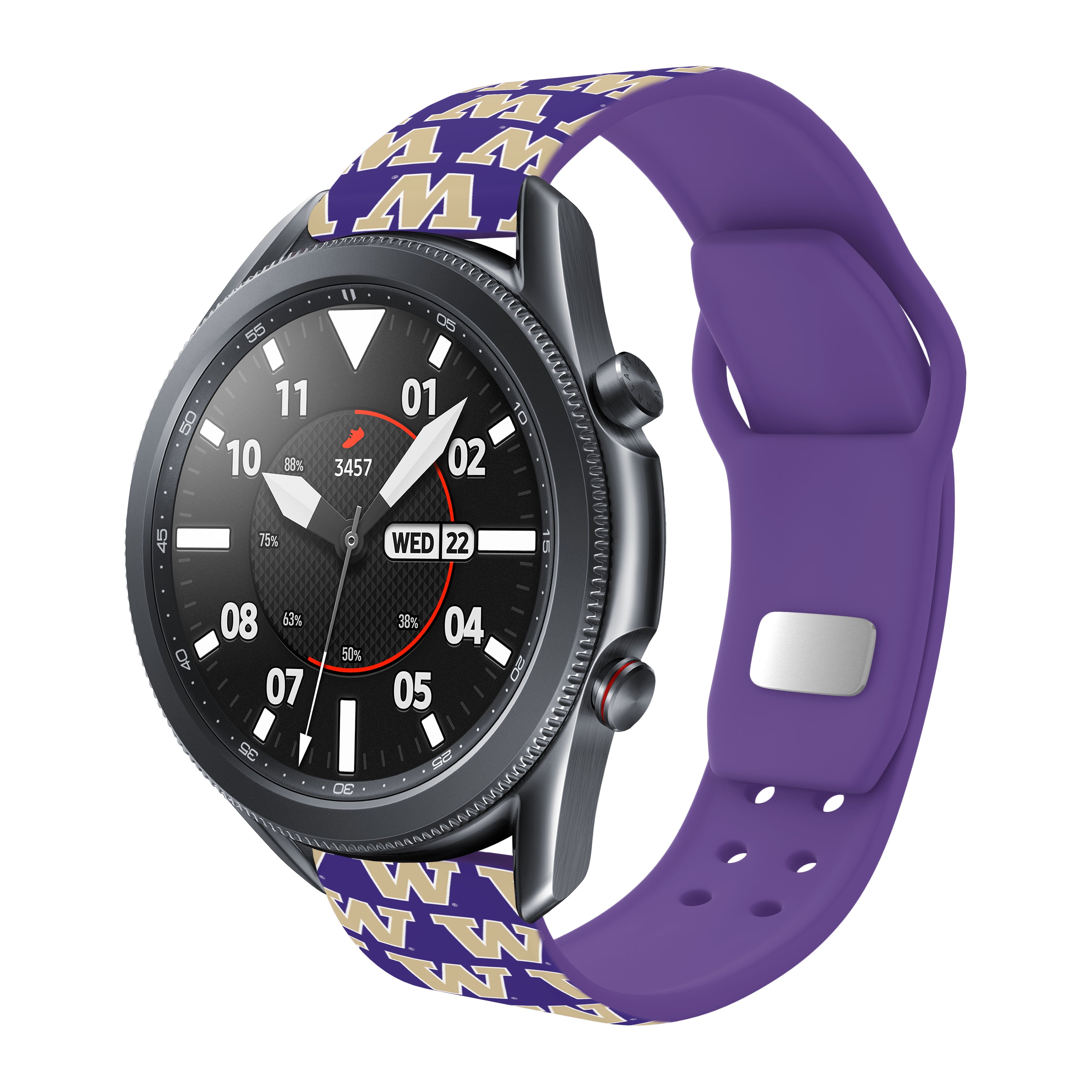 Washington Huskies HD Watchband for Samsung, Garmin, Fossil, and More for Samsung, Garmin, Fossil, and More 8