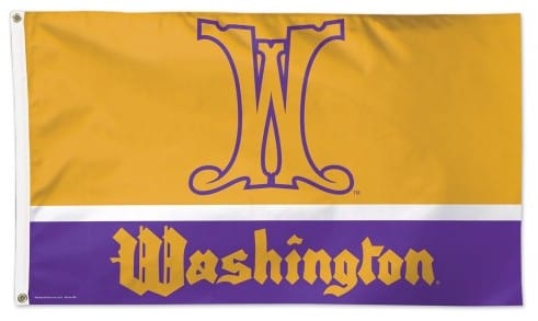 Washington Huskies Flag 3x5 Throwback Logo