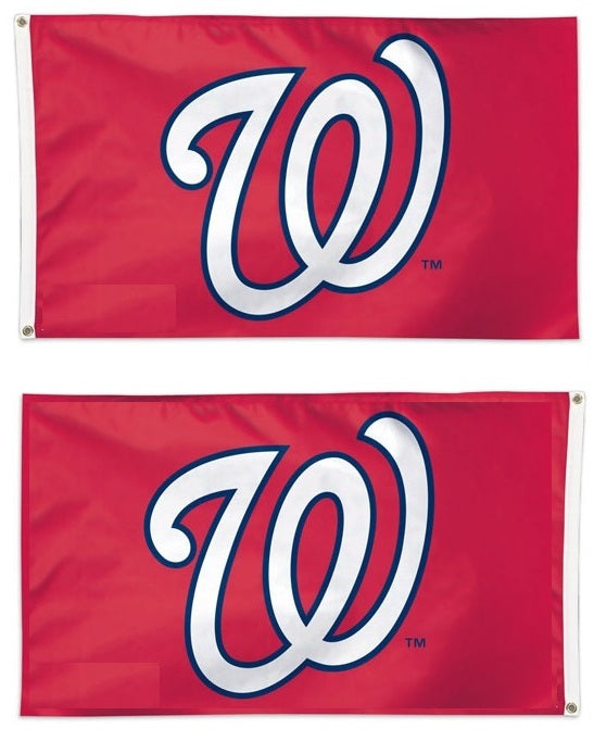 Washington Nationals Flag 3x5 Logo 2 Sided