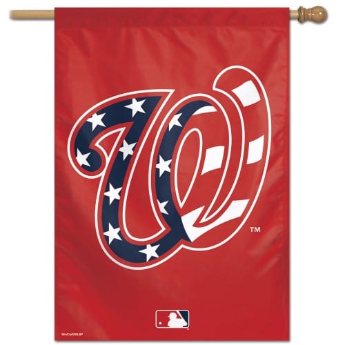 Washington Nationals Flag Patriotic W House Banner