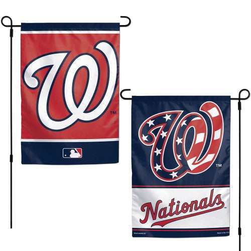 Washington Nationals Garden Flag 2 Sided Design