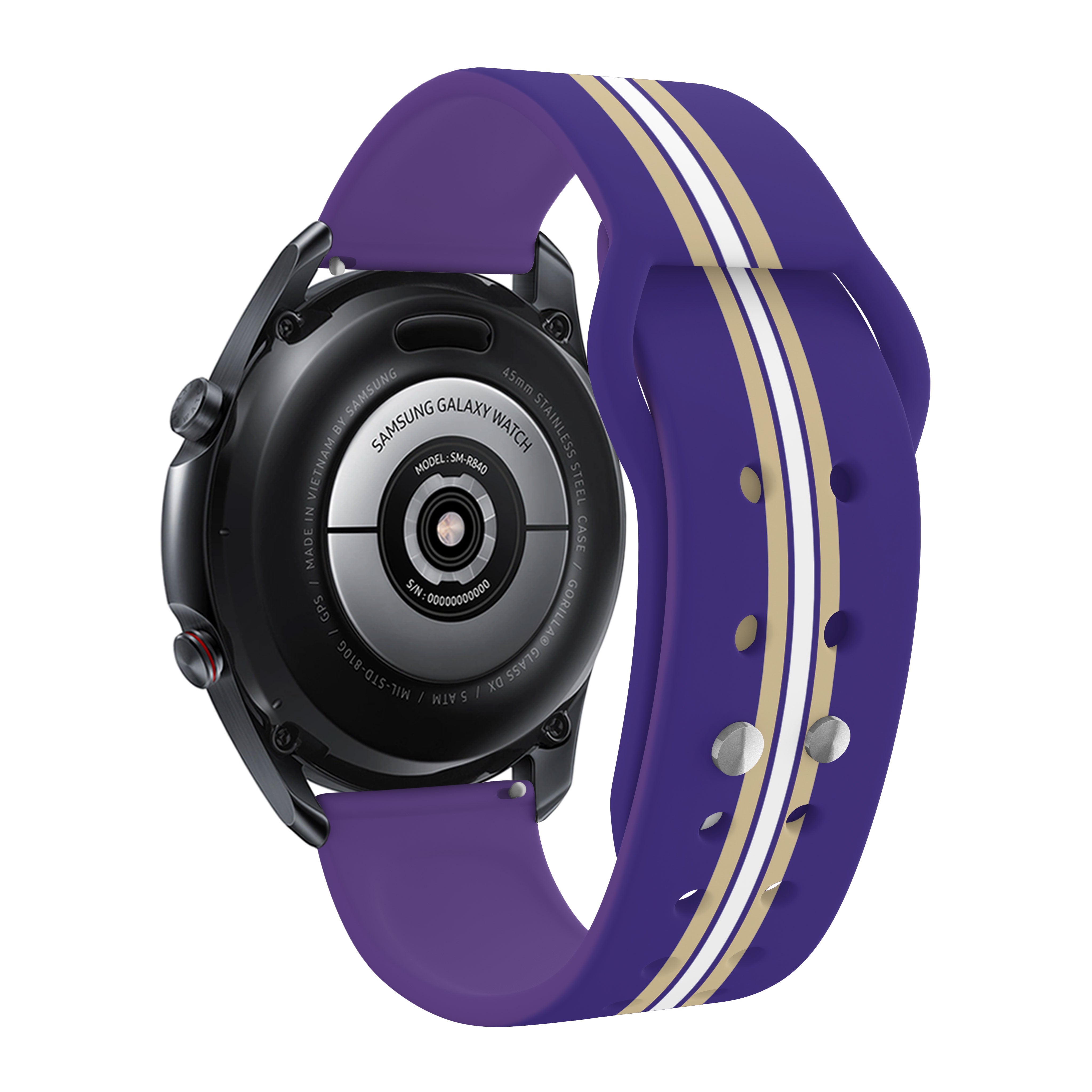 Washington Huskies HD Watchband for Samsung, Garmin, Fossil, and More for Samsung, Garmin, Fossil, and More 5