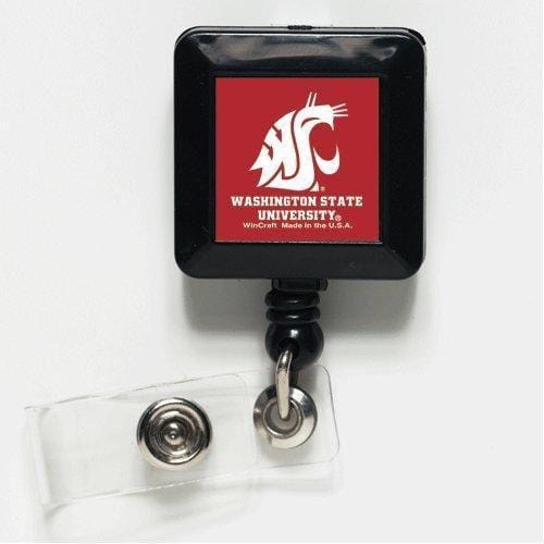 Washington State Cougars Reel ID Badge Holder