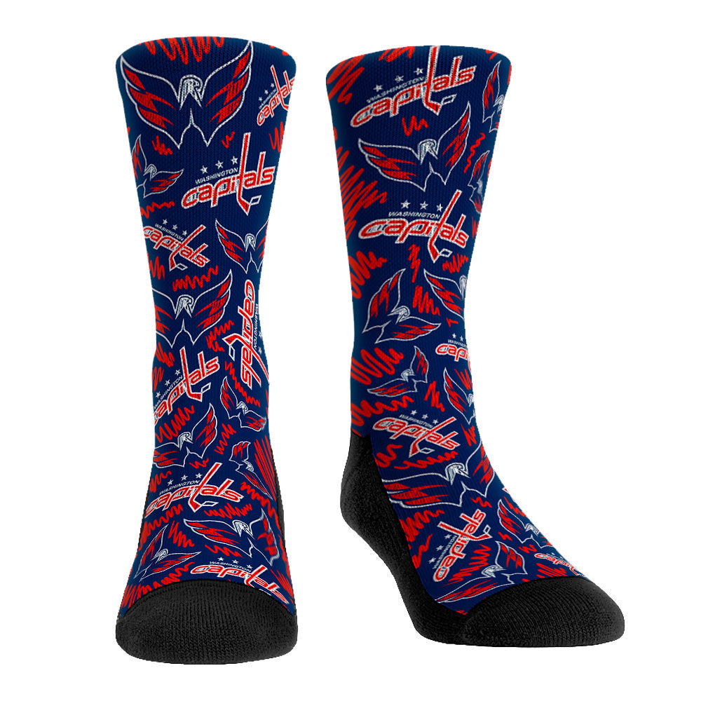 Washington Capitals - Logo Sketch | Rock 'Em Socks