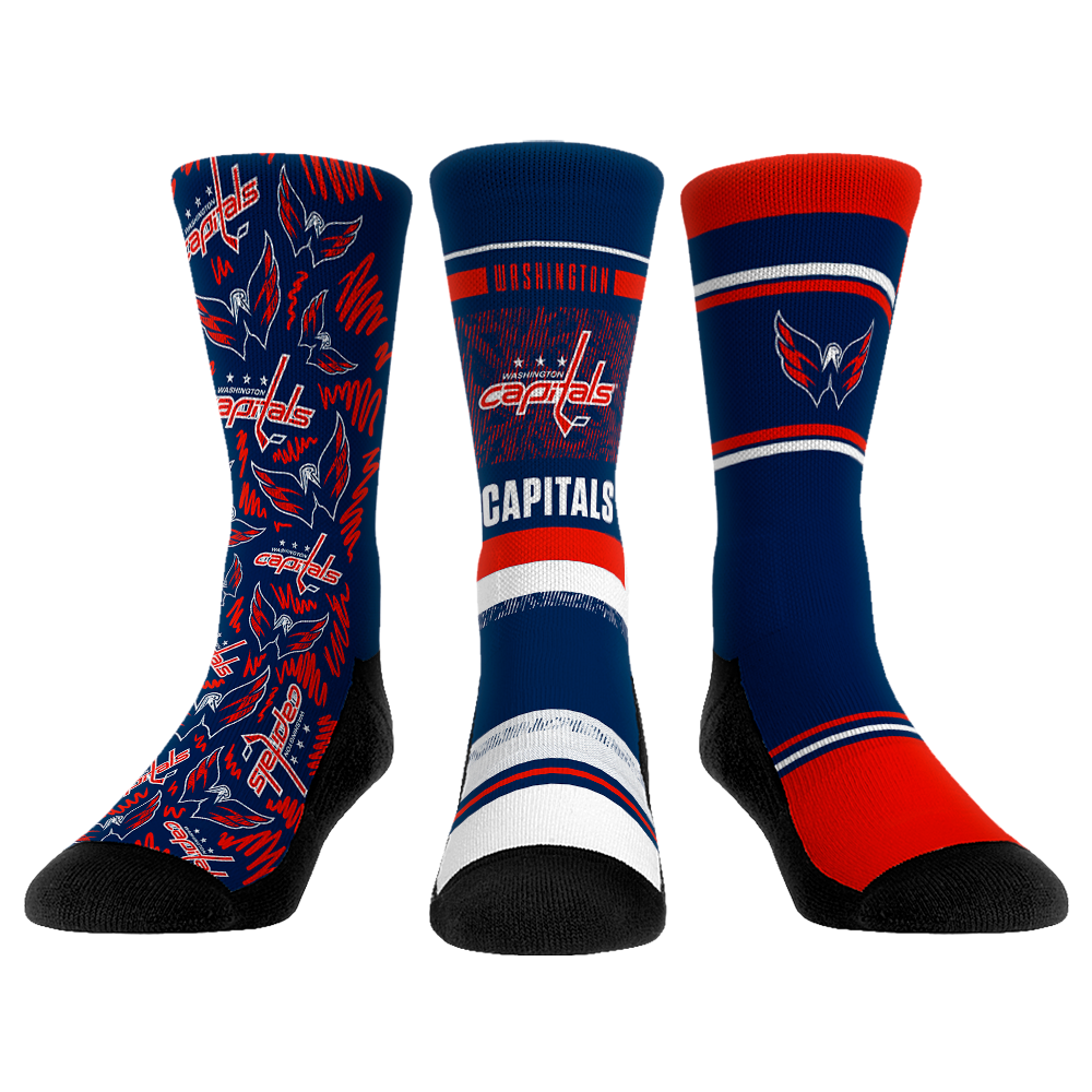 Washington Capitals - 3-Pack | Rock 'Em Socks
