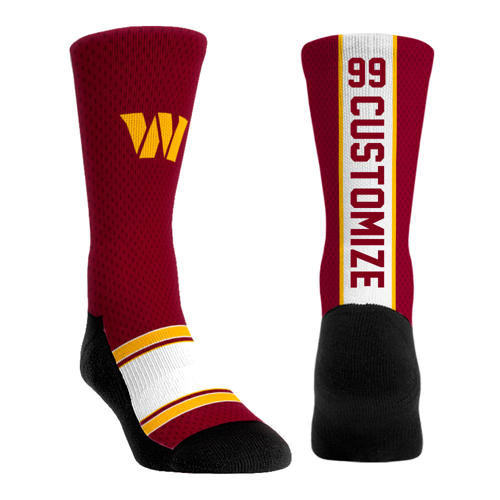 Washington Commanders - Custom Jersey | Rock 'Em Socks