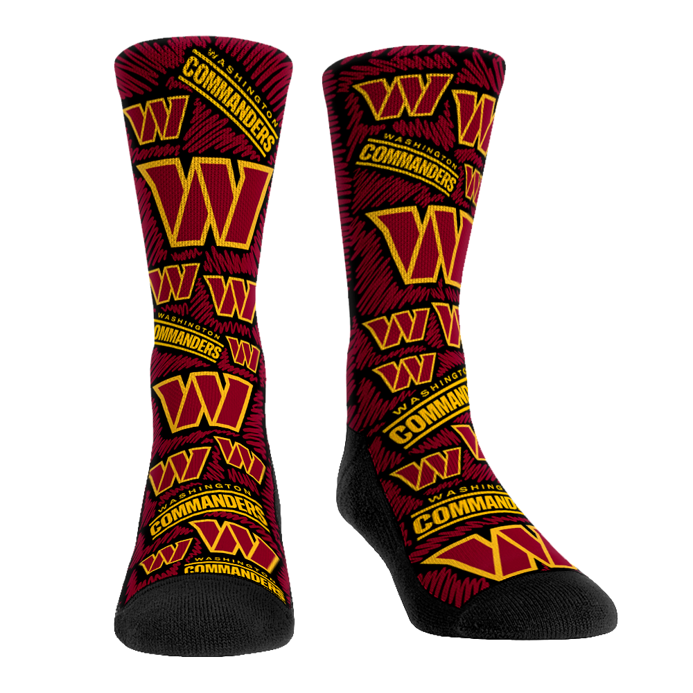 Washington Commanders - Logo Sketch | Rock 'Em Socks