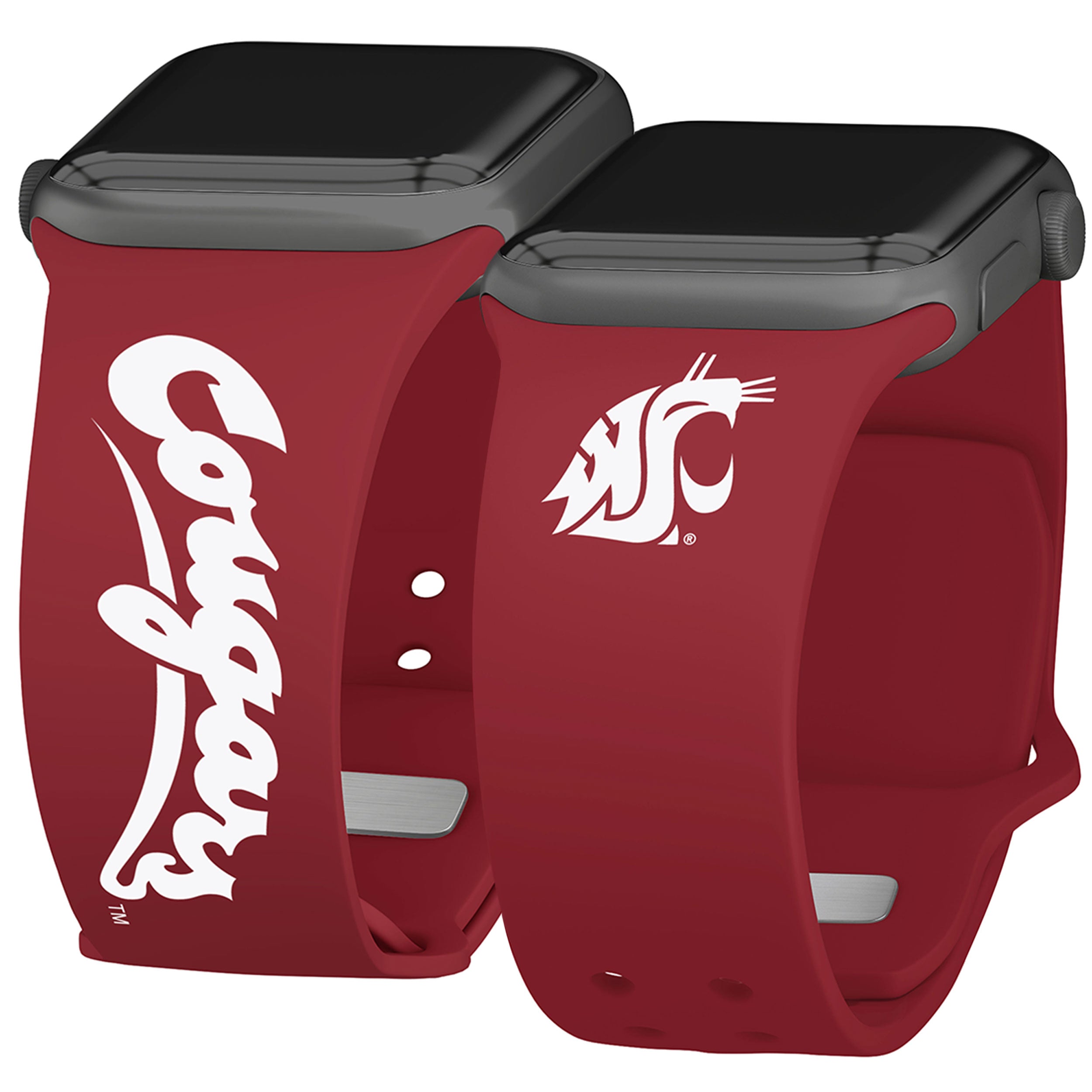 Washington State Cougars HD Apple Watch Band 25