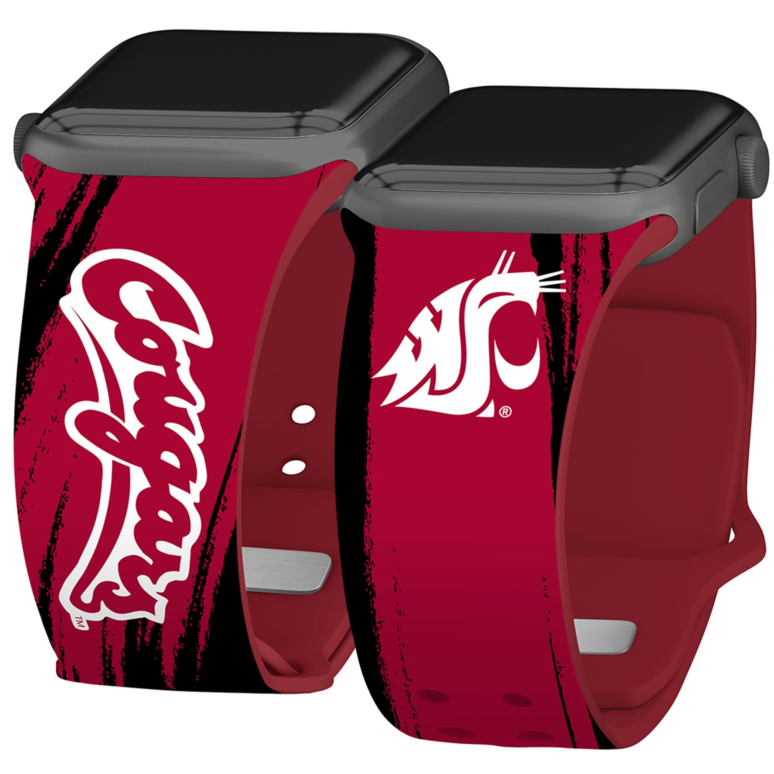 Washington State Cougars HD Apple Watch Band 26