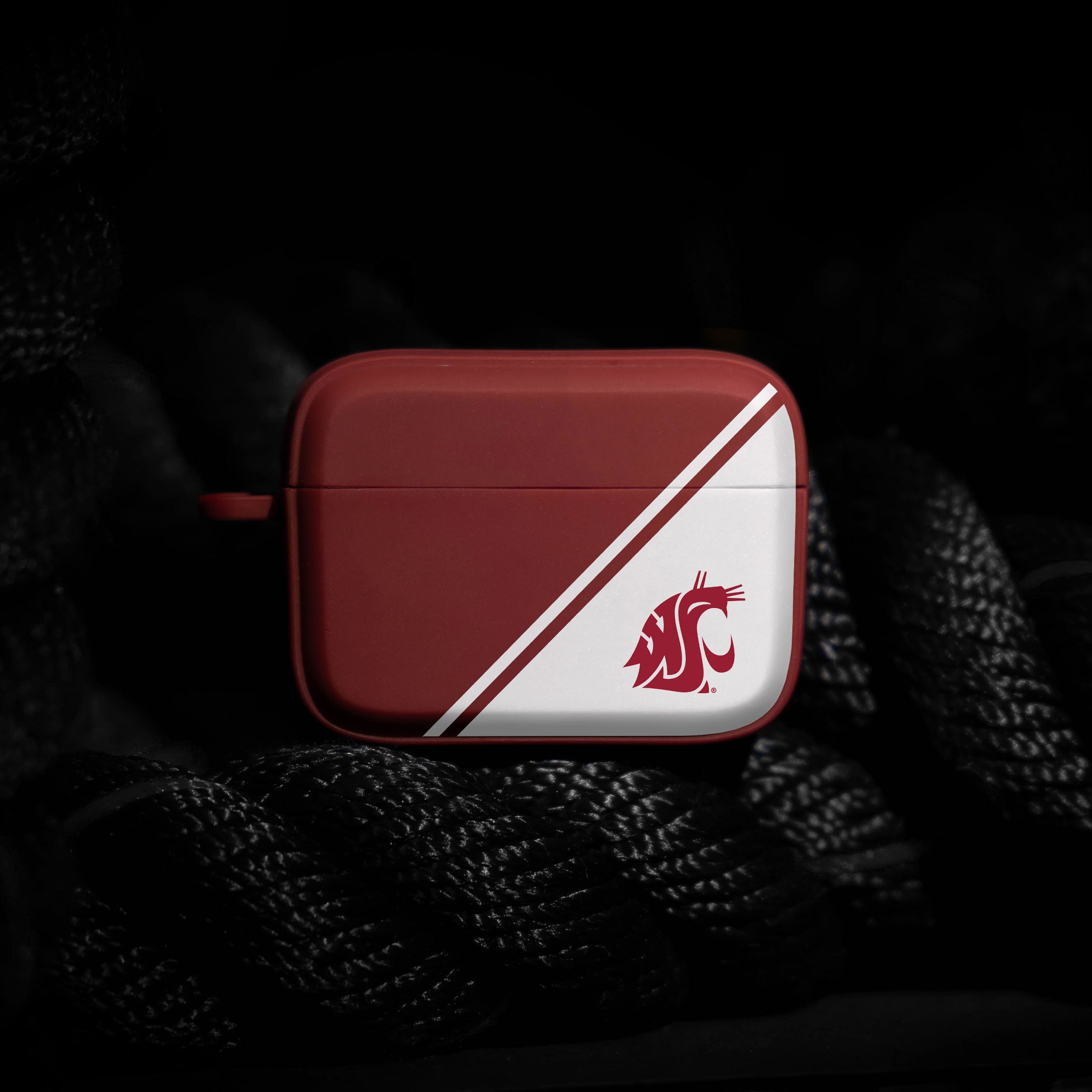 Washington State Cougars HDX Champion Series Apple AirPods Pro 1 & 2 Case Cover 3