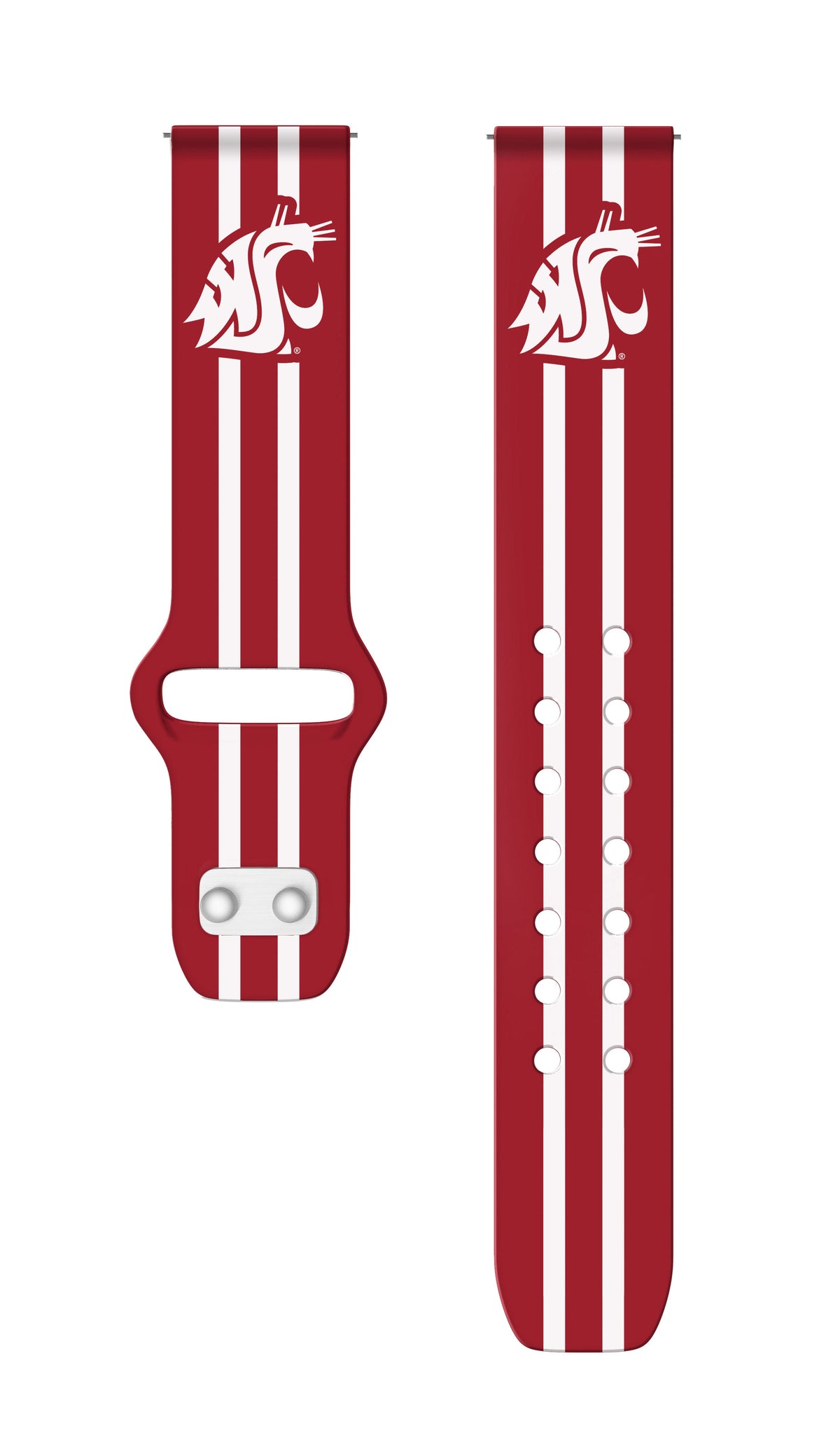 Washington State Cougars HD Watchband for Samsung, Garmin, Fossil, and More for Samsung, Garmin, Fossil, and More | Affinity Bands 3