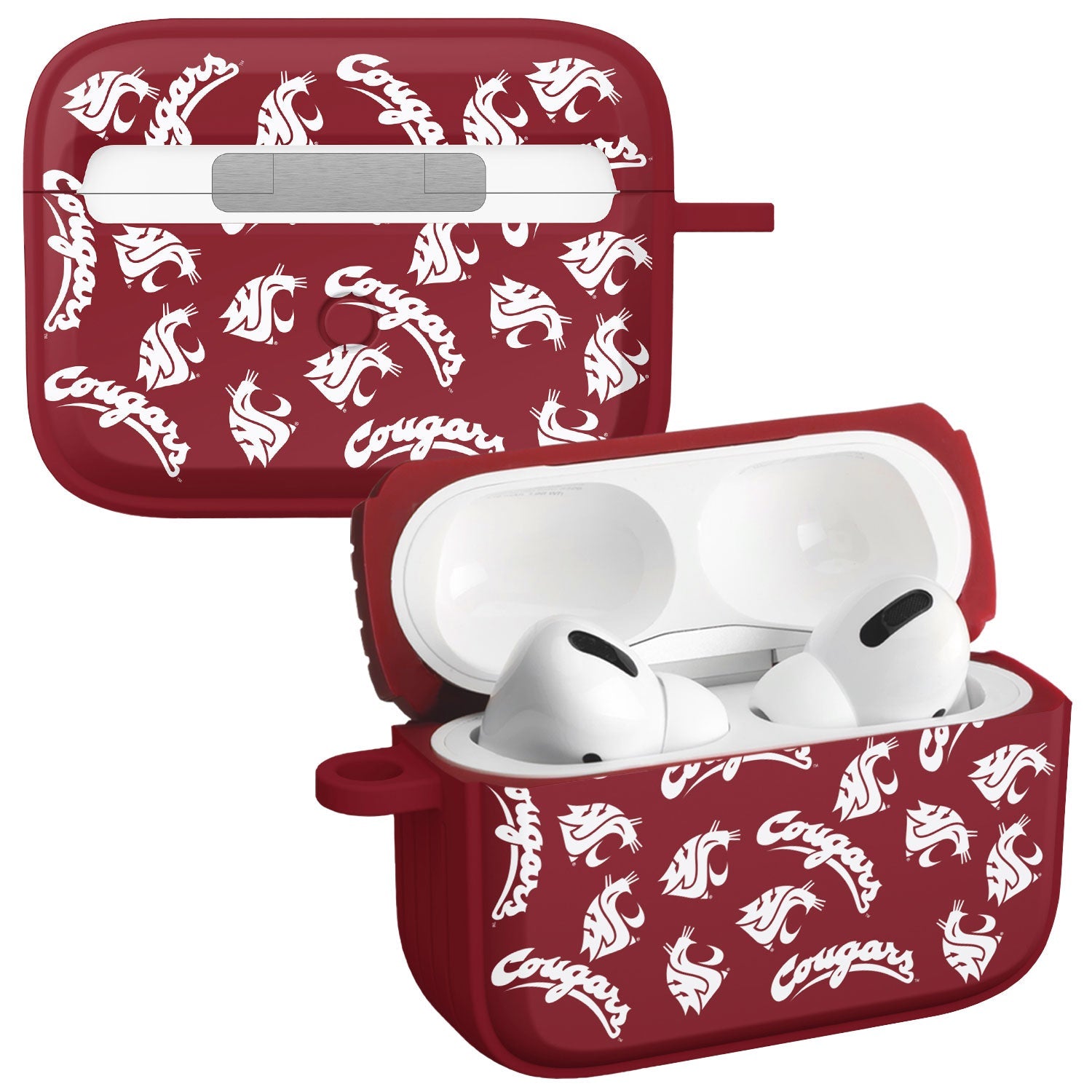 Washington State Cougars HDX Apple Airpods Pro 1 & 2 Case Cover 10