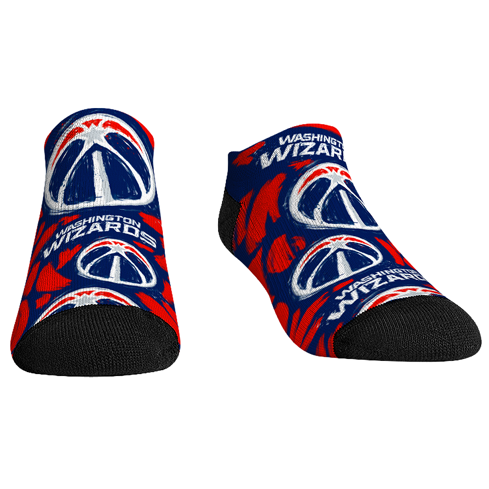 Washington Wizards - Low Cut  - Logo Paint | Rock 'Em Socks