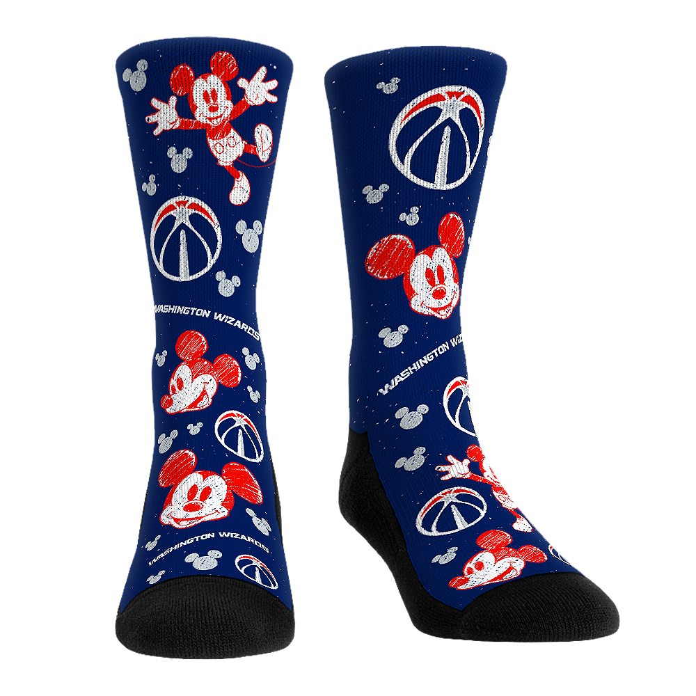 Washington Wizards - Disney  - Mickey Sketch | Rock 'Em Socks