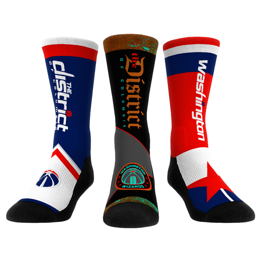 Washington Wizards - Ultimate Jersey - 3-Pack | Rock 'Em Socks
