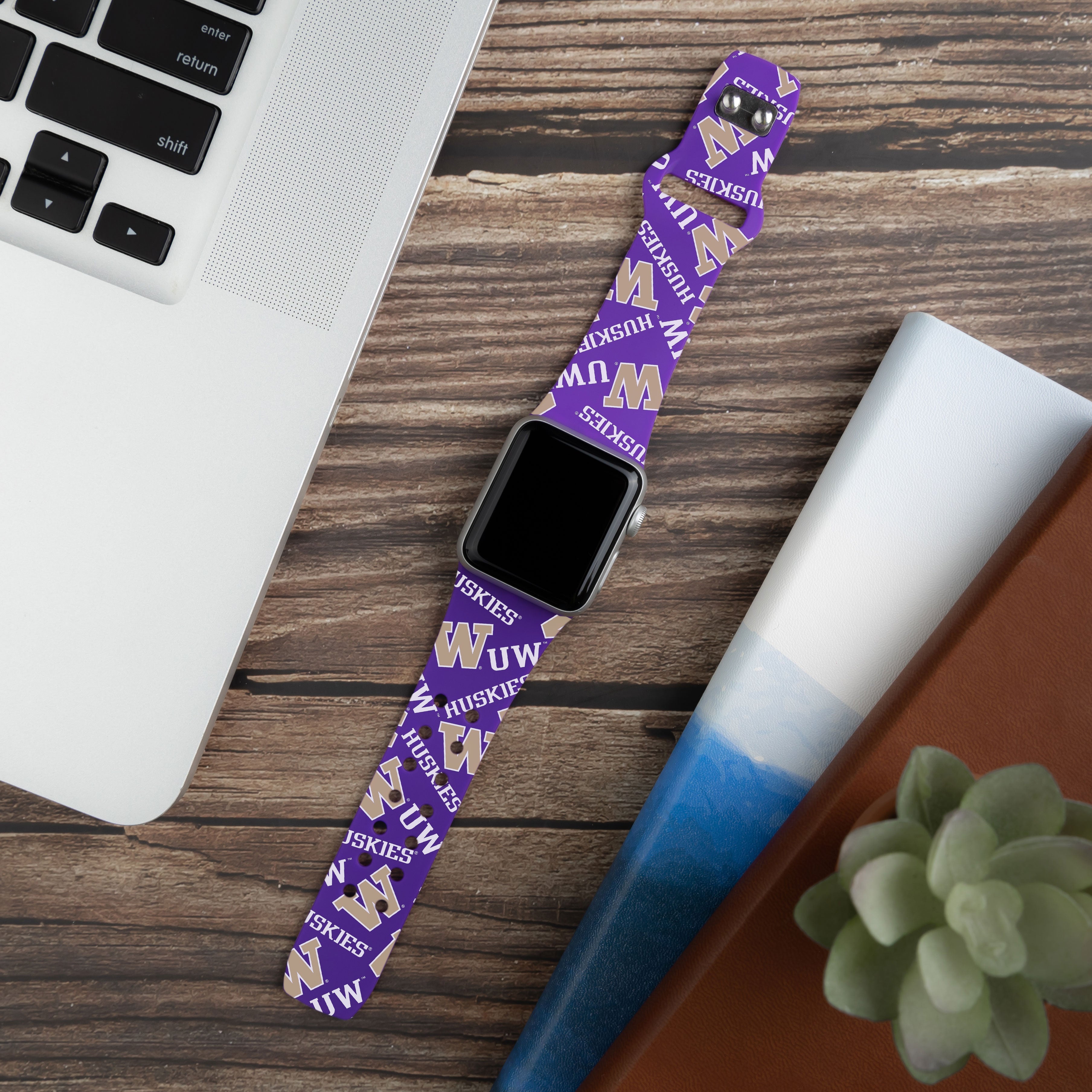 Washington Huskies HD Apple Watch Band 10