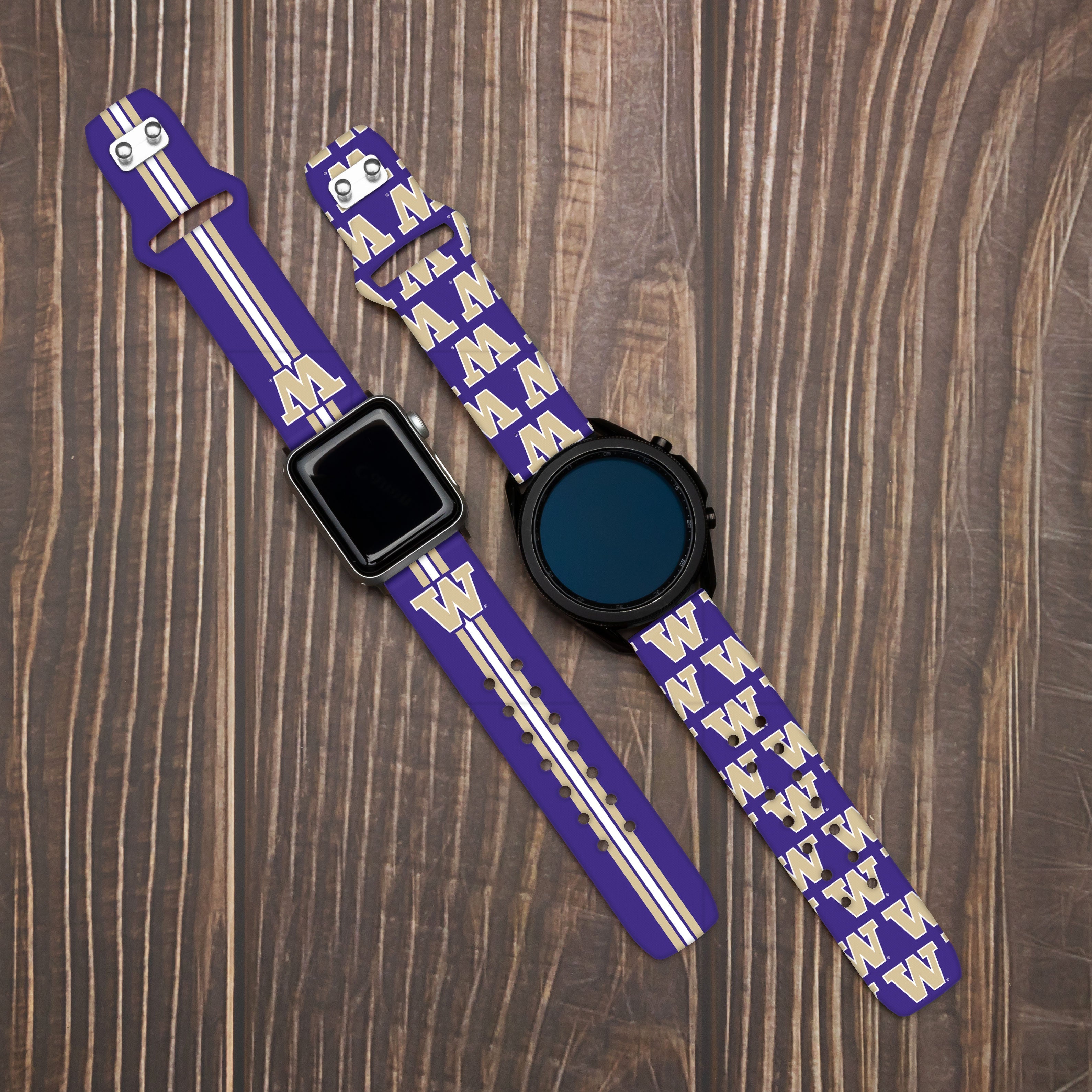 Washington Huskies HD Watchband for Samsung, Garmin, Fossil, and More for Samsung, Garmin, Fossil, and More 2