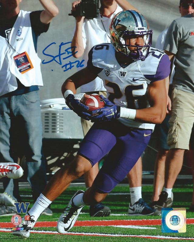 Sidney Jones University of Washington Autographed NCAA College Football 8x10 Photo 1