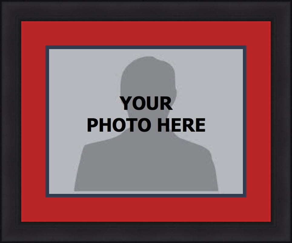 NBA Basketball Photo Picture Frame Kit - Washington Wizards (Red Matting, Navy Trim) 1
