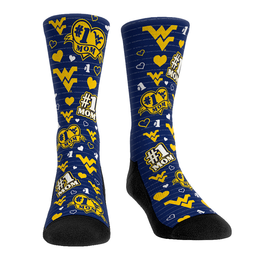 West Virginia Mountaineers - #1 Mom | Rock 'Em Socks