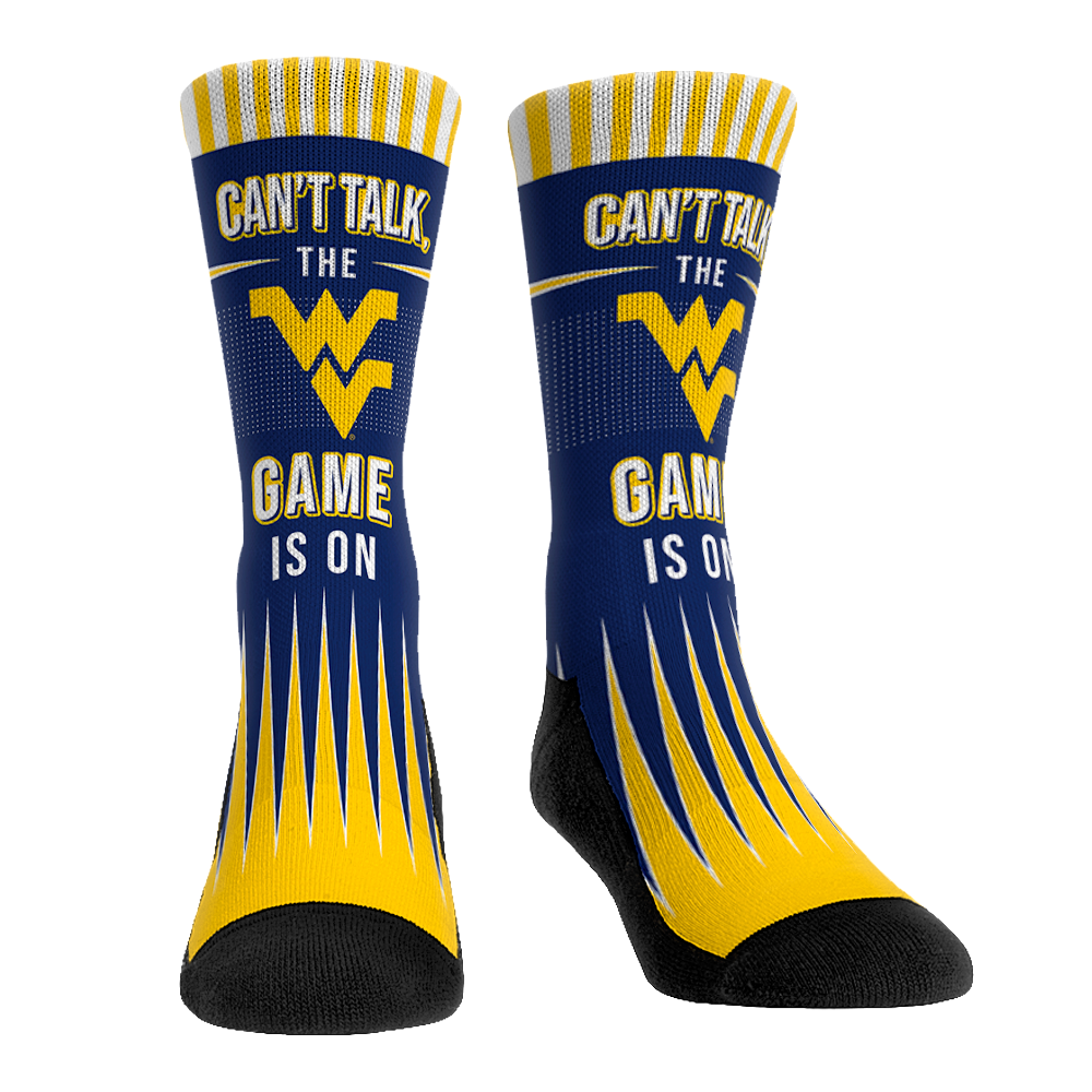 West Virginia Mountaineers - Can't Talk | Rock 'Em Socks