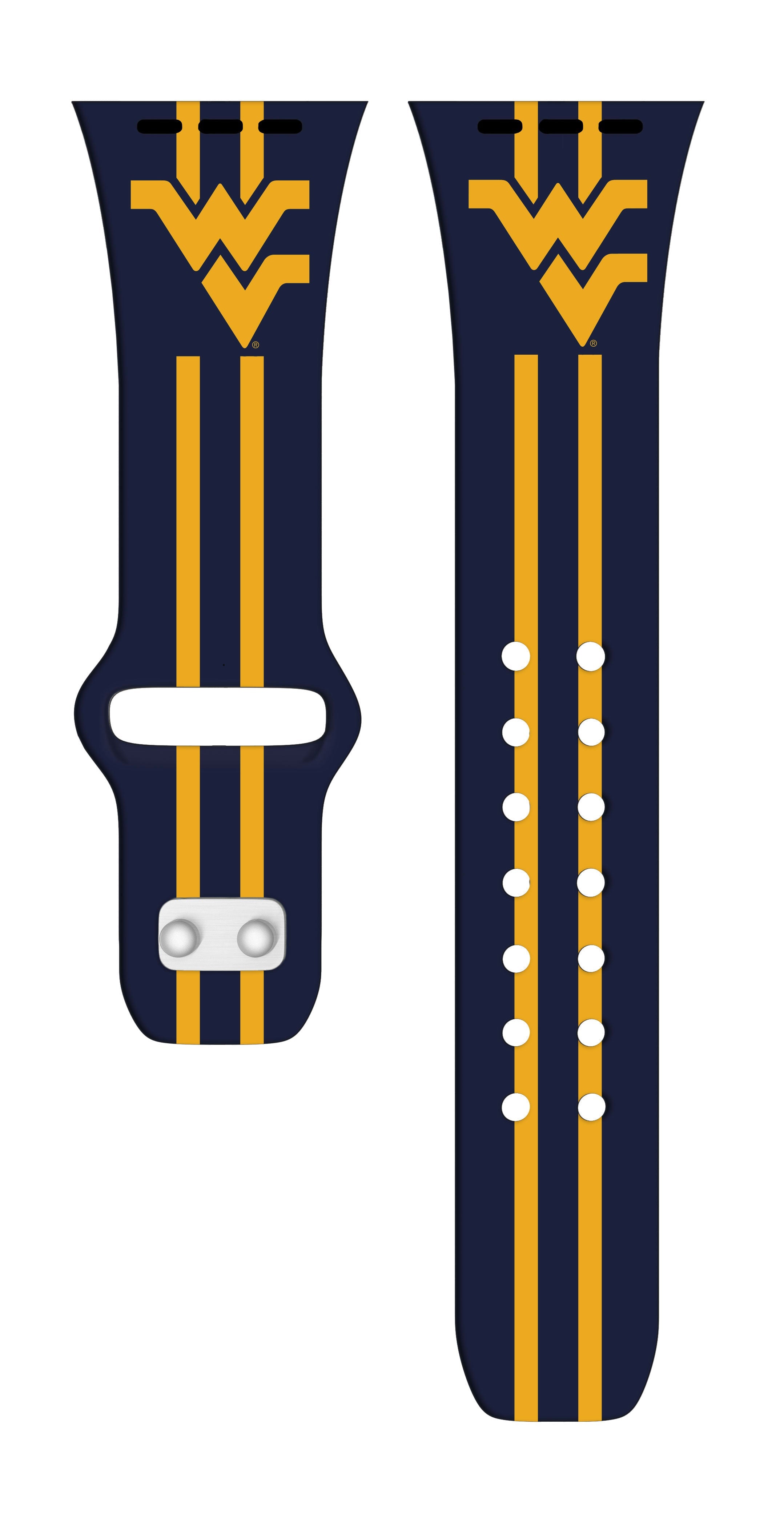 West Virginia Mountaineers HD Apple Watch Band 4