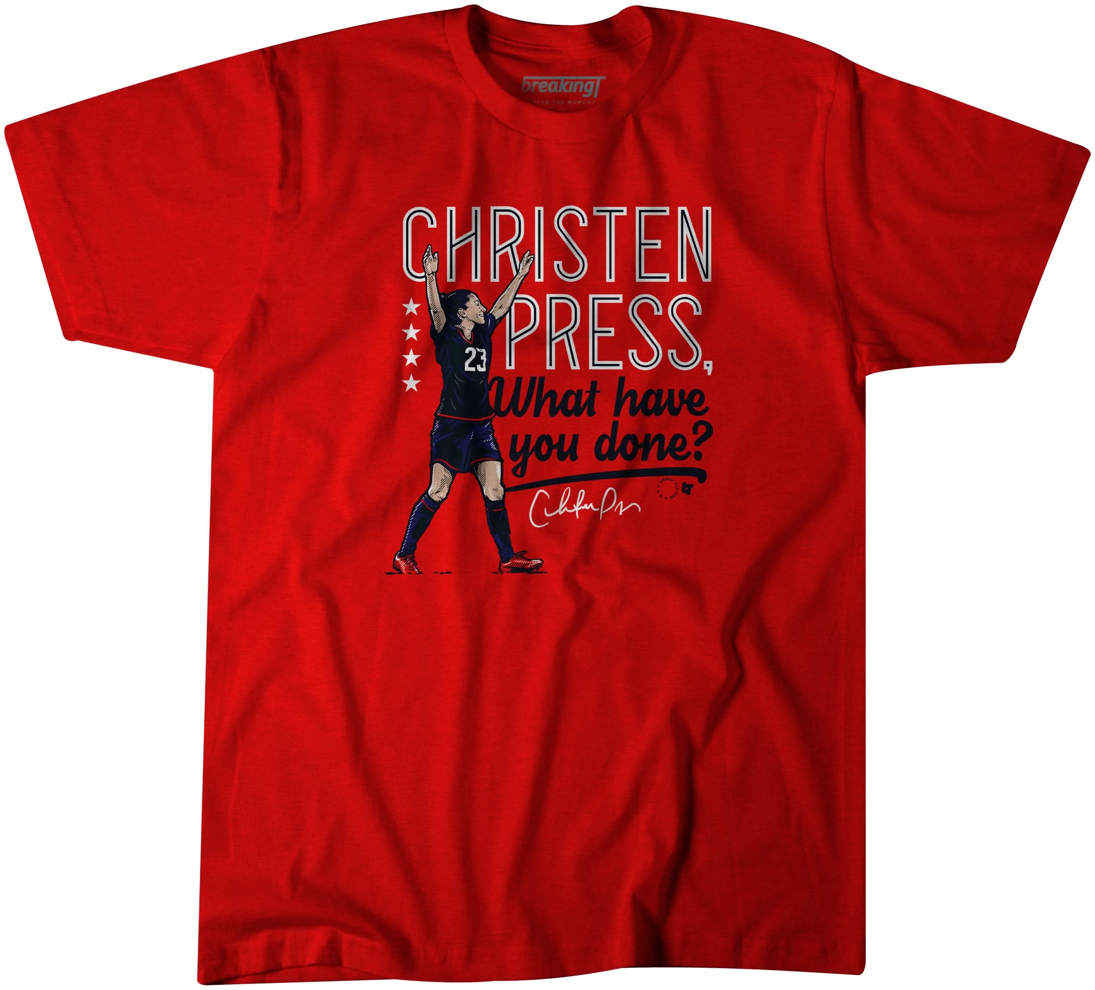 Christen Press, What Have You Done? 1