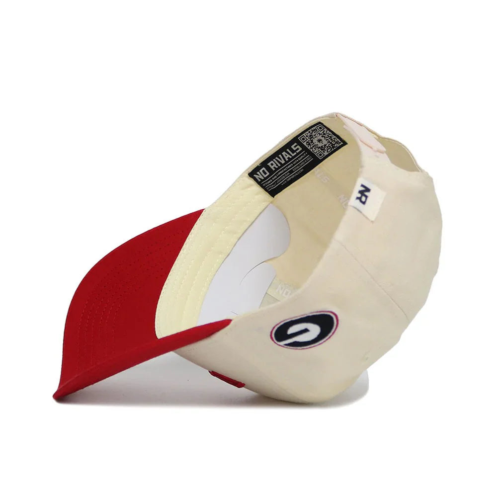 No Rivals Georgia Bulldogs - Natural Upside Down Georgia Hat 5