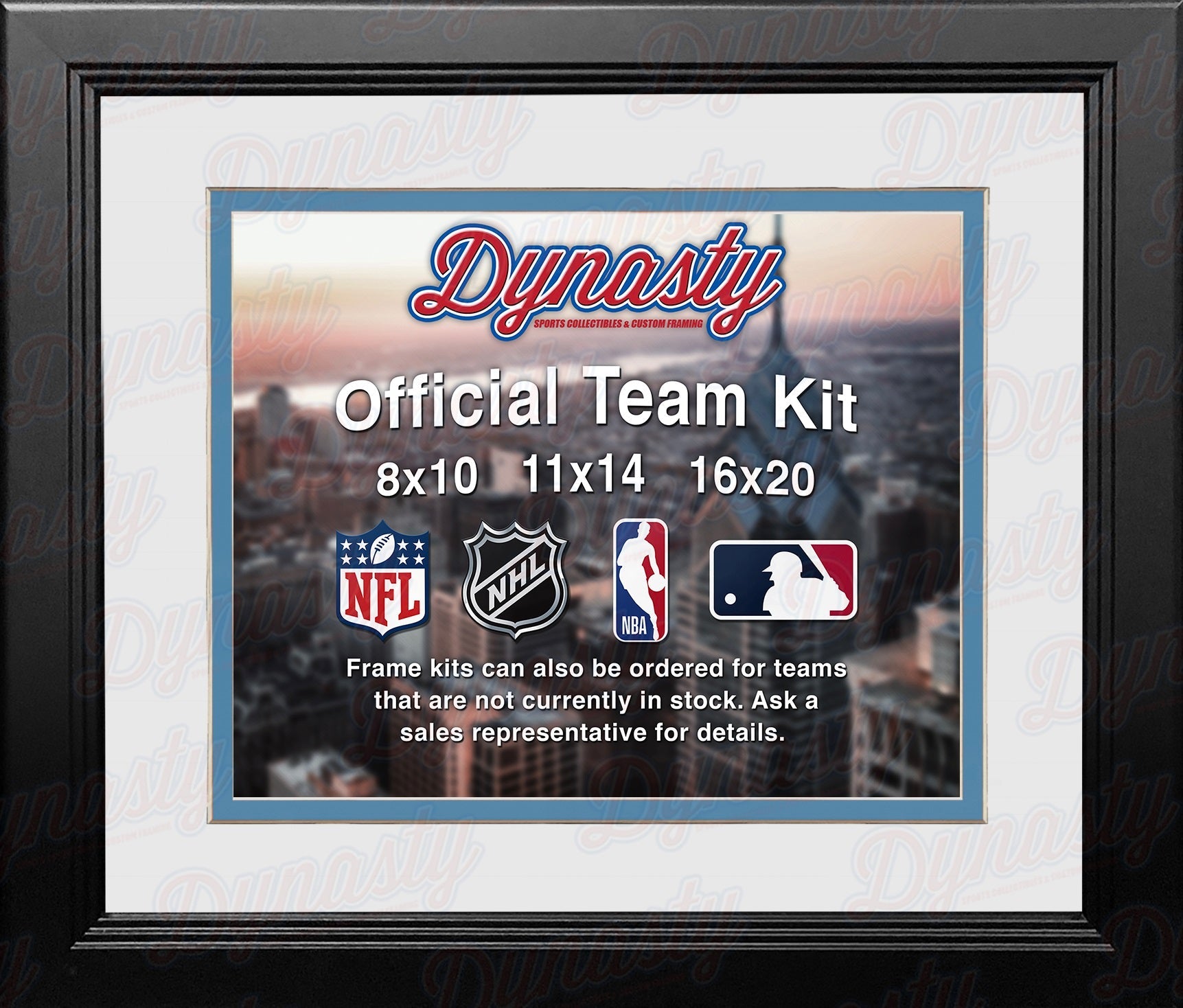 Los Angeles Chargers Custom NFL Football 8x10 Picture Frame Kit (Multiple Colors) 4