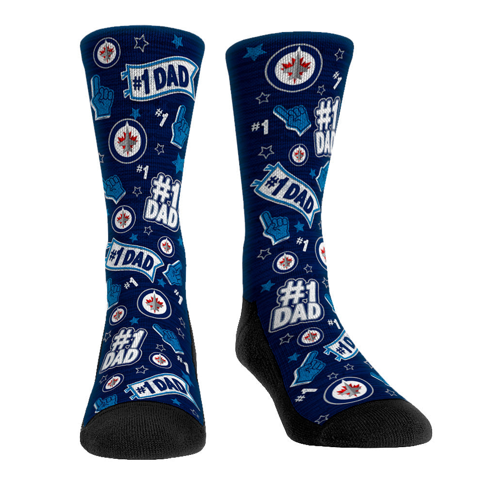 Winnipeg Jets - #1 Dad | Rock 'Em Socks