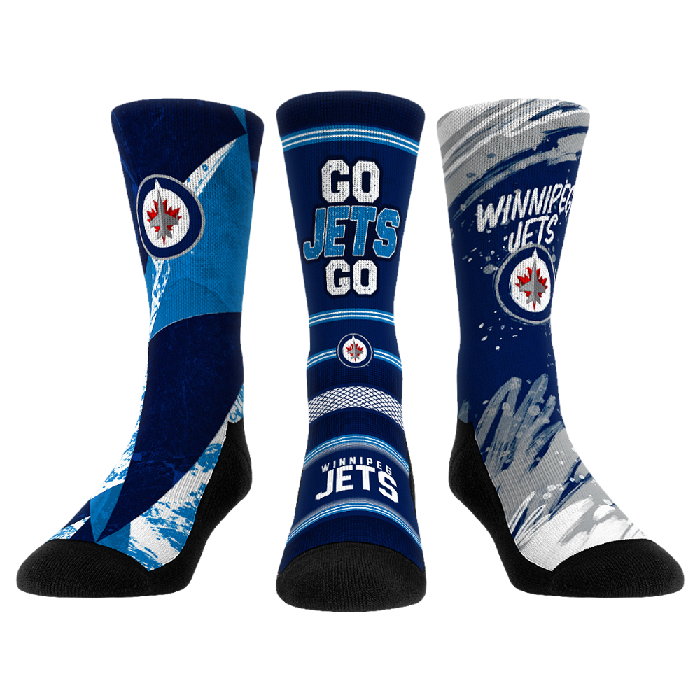 Winnipeg Jets - Power Play 3-Pack | Rock 'Em Socks