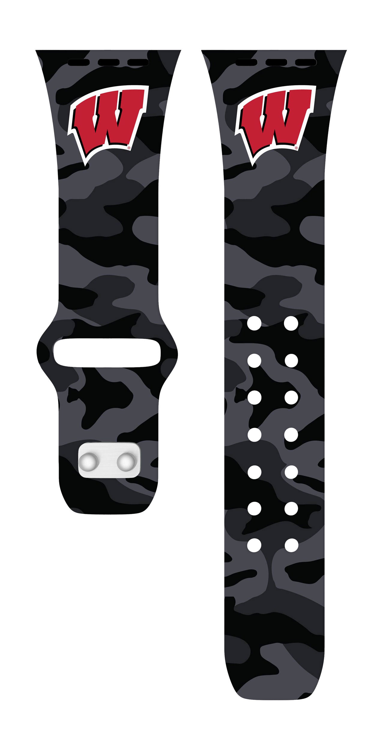 Wisconsin Badgers HD Apple Watch Band 24