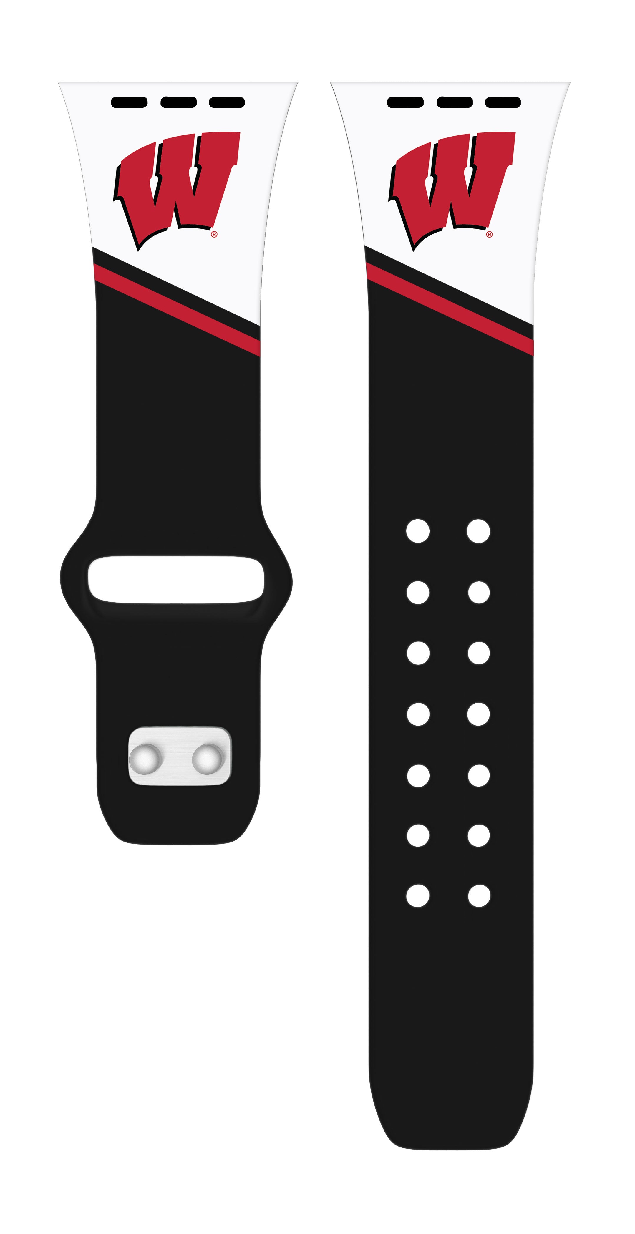 Wisconsin Badgers HD Apple Watch Band 20