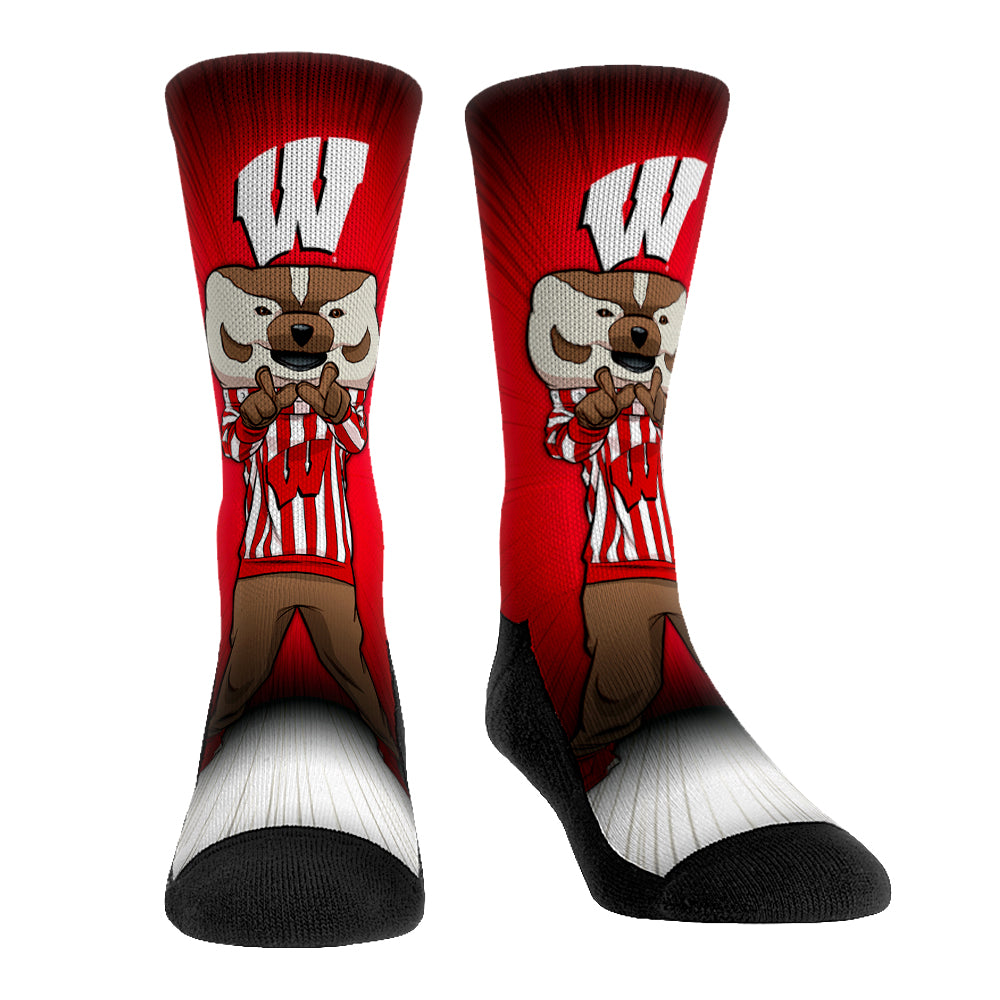 Wisconsin Badgers - Mascot Pump Up! | Rock 'Em Socks 1