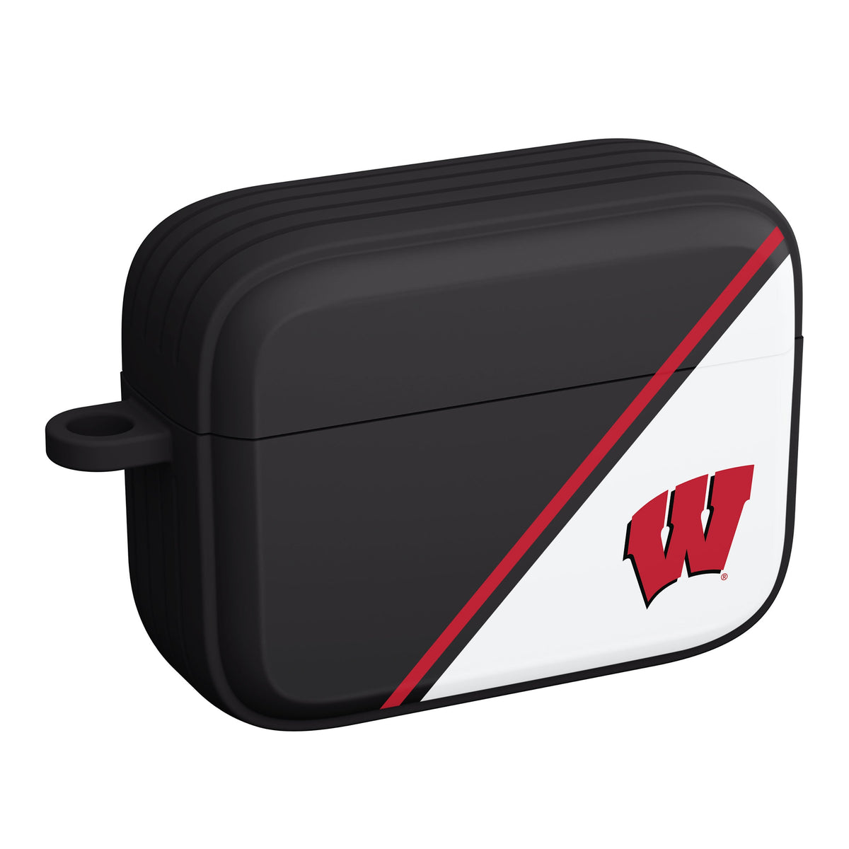 Wisconsin Badgers HDX Champion Series Apple AirPods Pro 1 & 2 Case Cover | Affinity Bands 4