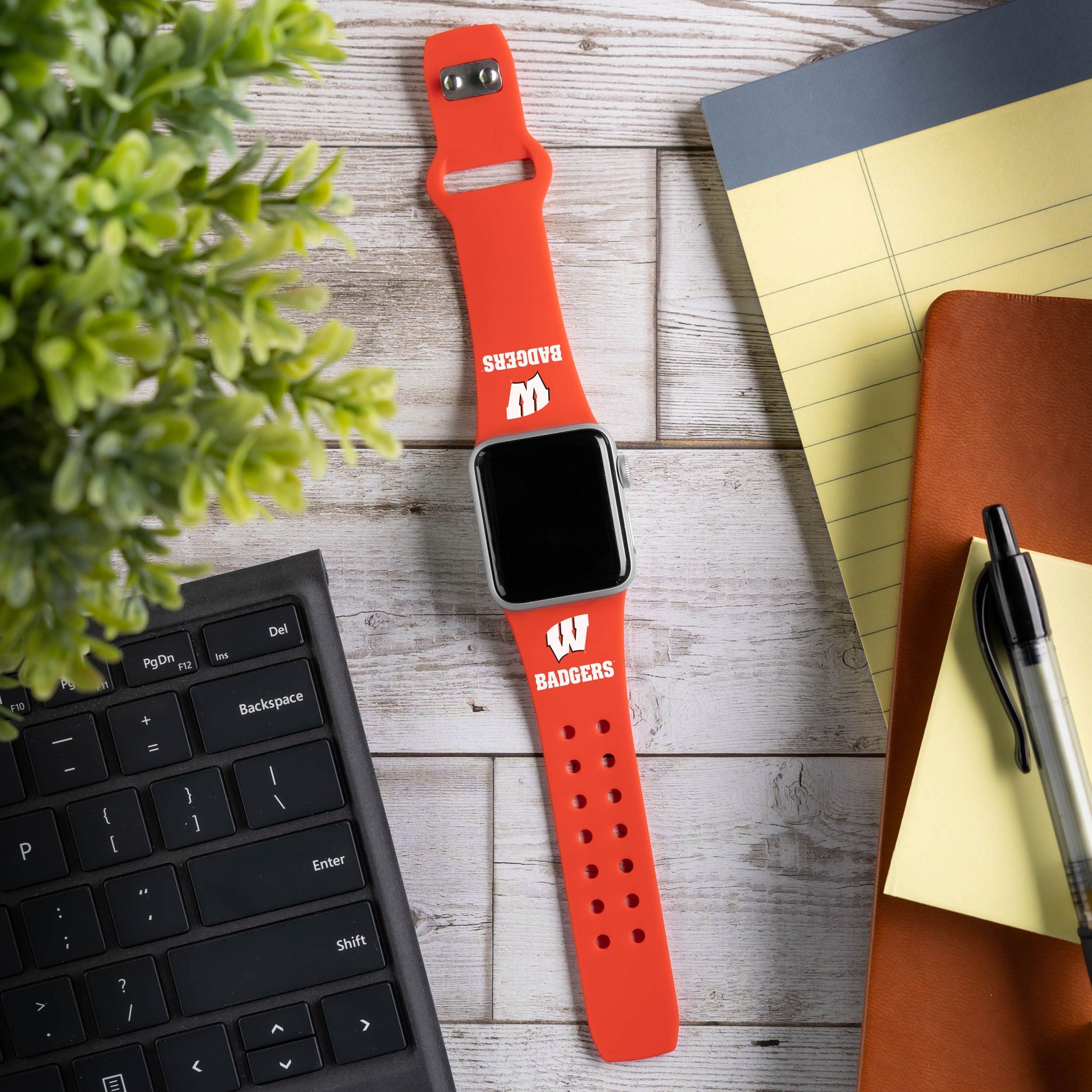 Wisconsin Badgers HD Apple Watch Band 15